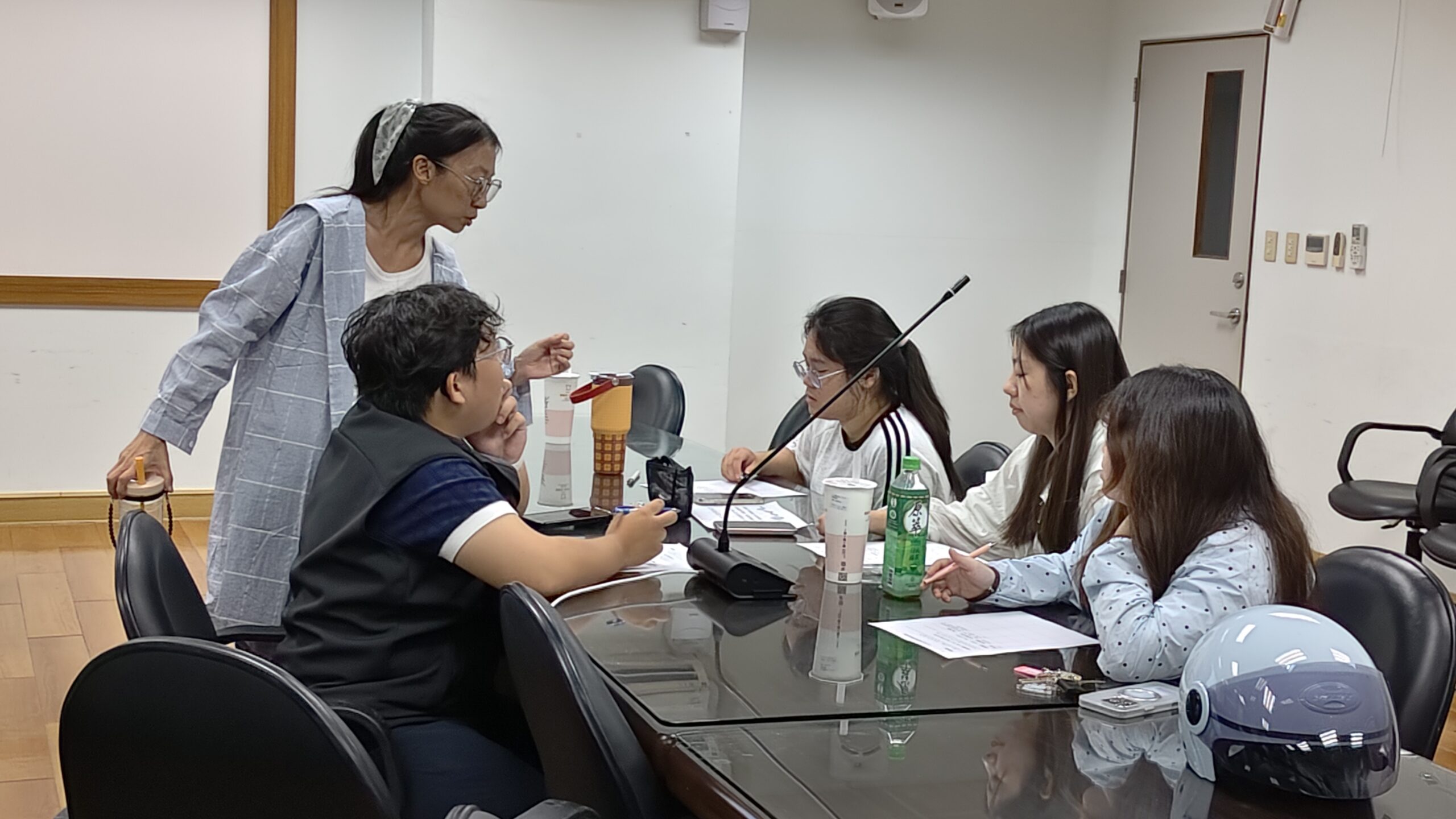 學員試播自己的新聞稿